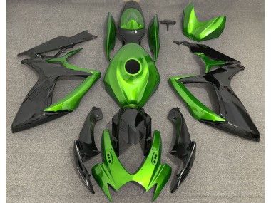 Verde Chiaro & Nero 2006-2007 GSXR 600-750 Carena Moto