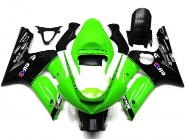 Verde Chiaro & Nero Elf 2003-2004 ZX6R Carena Moto