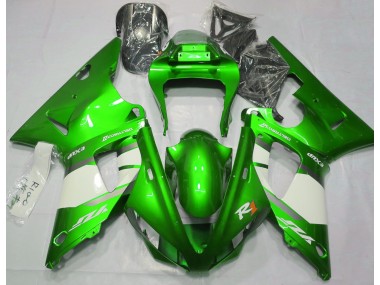 Verde Elettrico & Bianco 2000-2001 R1 Carena Moto