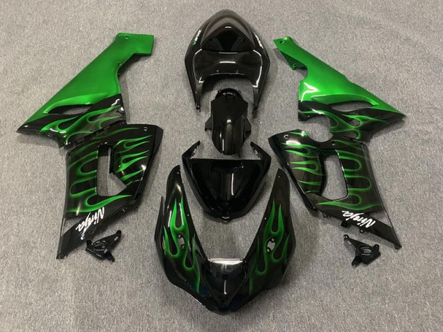 Verde Fiamma 2005-2006 ZX6R Carena Moto Verde Fiamma 2005-2006 ZX6R Carena Moto