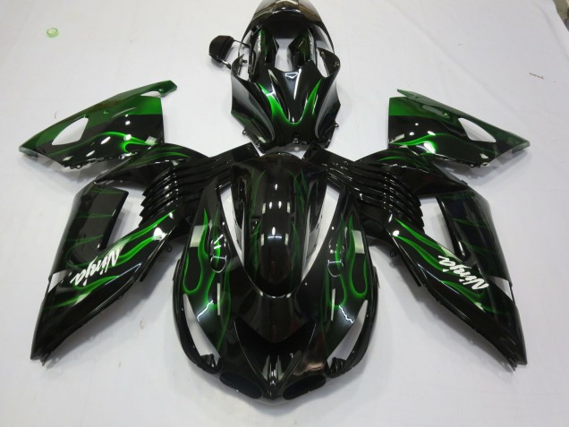 Verde Fiamma 2006-2011 ZX14R Carena Moto Verde Fiamma 2006-2011 ZX14R Carena Moto