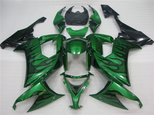 Verde Fiamma 2008-2010 ZX10R Carena Moto Verde Fiamma 2008-2010 ZX10R Carena Moto