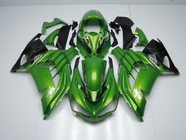 Verde Fiamma 2012-2021 ZX14R Carena Moto Verde Fiamma 2012-2021 ZX14R Carena Moto