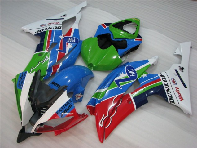 Verde Fiat 2008-2016 R6 Carena Moto Verde Fiat 2008-2016 R6 Carena Moto