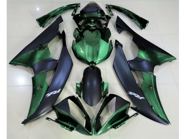 Verde Foresta & Nero Opaco 2008-2016 R6 Carena Moto Verde Foresta & Nero Opaco 2008-2016 R6 Carena Moto