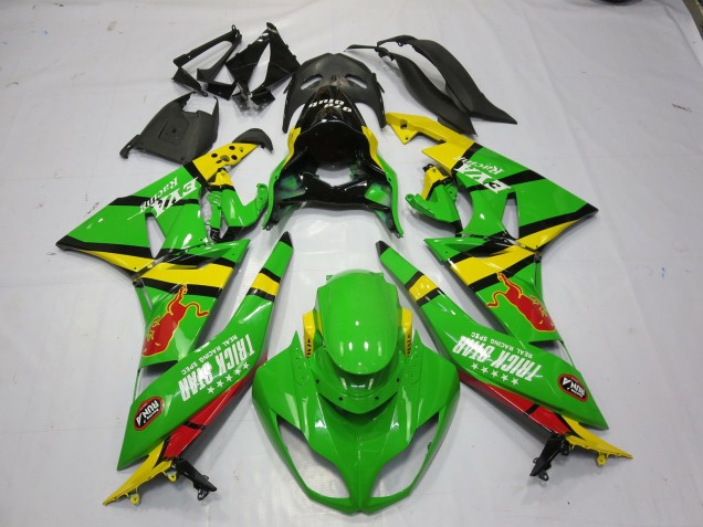 Verde Giallo 2009-2012 ZX6R Carena Moto Verde Giallo 2009-2012 ZX6R Carena Moto