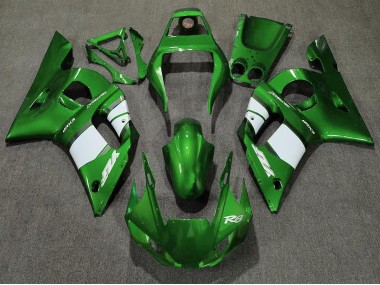 Verde Intenso & Bianco 1998-2002 R6 Carena Moto