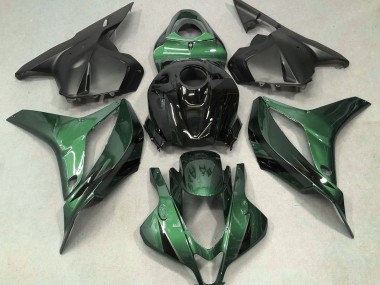 Verde Intenso Con Nero 2009-2012 CBR600RR Carena Moto