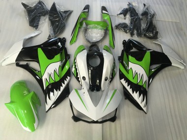 Verde Lime & Squalo Bianco 2015-2018 R3 Carena Moto