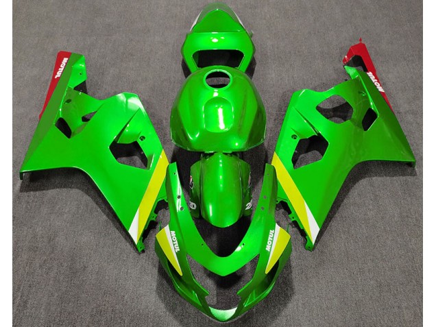 Verde Lucido 2004-2005 GSXR 600-750 Carena Moto Verde Lucido 2004-2005 GSXR 600-750 Carena Moto