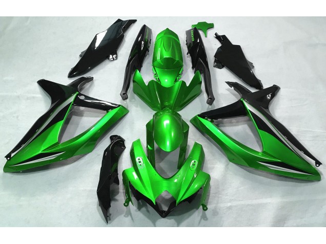 Verde Lucido 2008-2010 GSXR 600-750 Carena Moto Verde Lucido 2008-2010 GSXR 600-750 Carena Moto