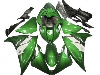 Verde Lucido & Bianco 2012-2014 R1 Carena Moto