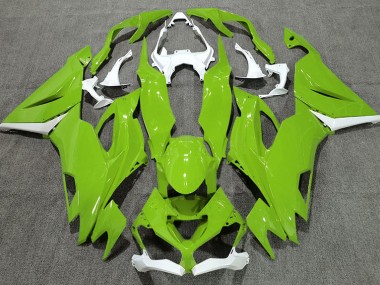 Verde Lucido & Bianco 2019-2023 ZX6R Carena Moto