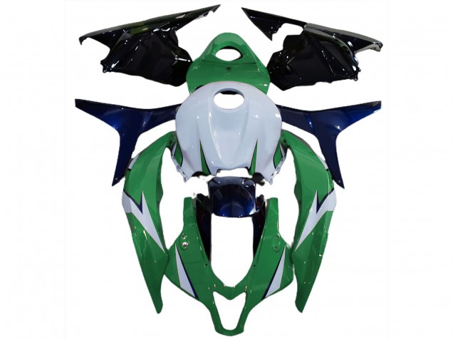 Verde Lucido & Blu 2009-2012 CBR600RR Carena Moto Verde Lucido & Blu 2009-2012 CBR600RR Carena Moto