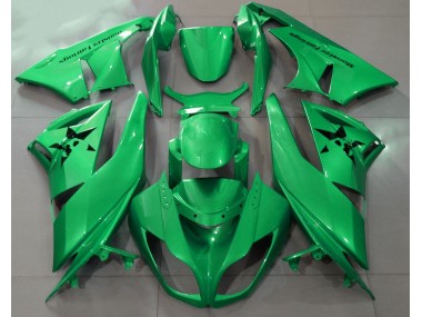 Verde Lucido & Loghi Personalizzati 2009-2012 ZX6R Carena Moto
