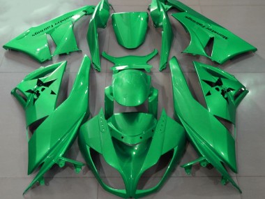 Verde Lucido & Loghi Personalizzati 2009-2012 ZX6R Carena Moto