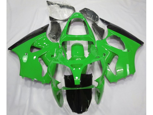 Verde Lucido & Nero 2000-2002 ZX6R Carena Moto Verde Lucido & Nero 2000-2002 ZX6R Carena Moto