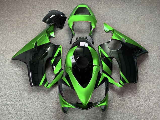 Verde Lucido & Nero 2001-2003 CBR600 F4i Carena Moto Verde Lucido & Nero 2001-2003 CBR600 F4i Carena Moto