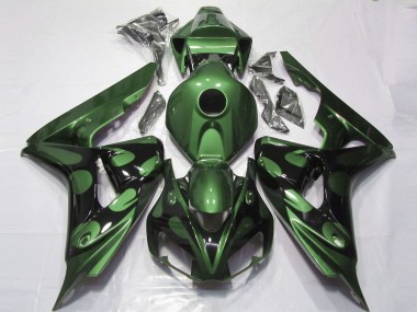 Verde Lucido & Nero 2006-2007 CBR1000RR Carena Moto