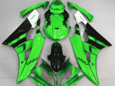 Verde Lucido & Nero 2006-2007 R6 Carena Moto