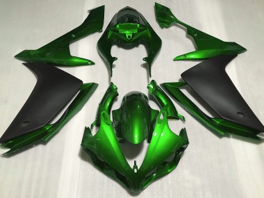 Verde Lucido & Nero 2007-2008 R1 Carena Moto