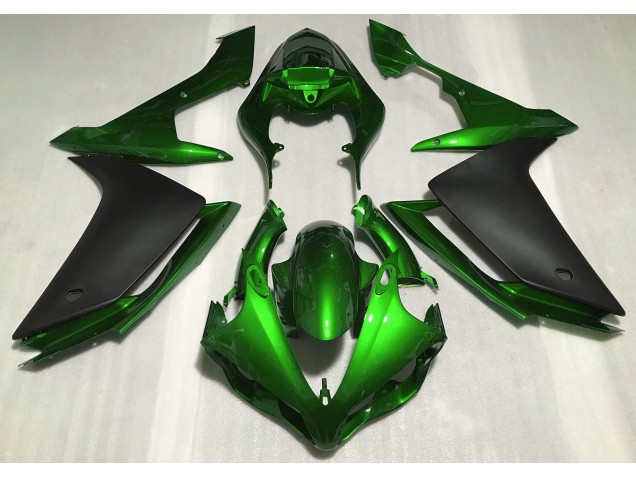 Verde Lucido & Nero 2007-2008 R1 Carena Moto
