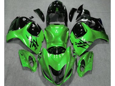 Verde Lucido & Nero 2008-2020 GSXR 1300 Carena Moto