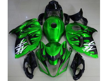 Verde Lucido & Nero 2008-2020 GSXR 1300 Carena Moto