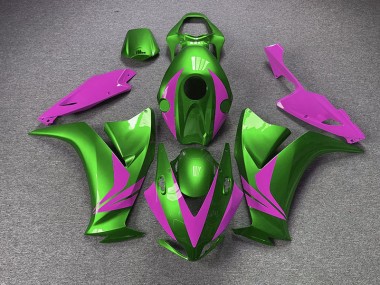 Verde Lucido & Rosa 2012-2016 CBR1000RR Carena Moto