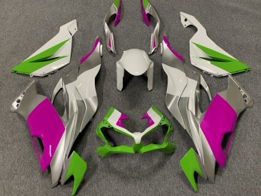 Verde Lucido Rosa & Argento 2019-2023 ZX6R Carena Moto