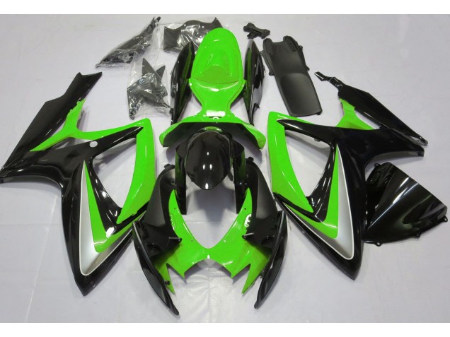 Verde Lucido Rovinato 2006-2007 GSXR 600-750 Carena Moto Verde Lucido Rovinato 2006-2007 GSXR 600-750 Carena Moto