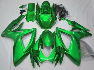 Verde Lucido Tinta Unita 2006-2007 GSXR 600-750 Carena Moto