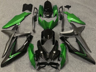 Verde Lucido & Verde R 2008-2010 GSXR 600-750 Carena Moto