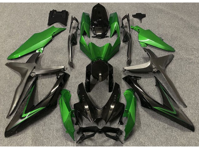 Verde Lucido & Verde R 2008-2010 GSXR 600-750 Carena Moto Verde Lucido & Verde R 2008-2010 GSXR 600-750 Carena Moto