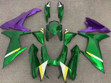 Verde Lucido & Viola 2011-2024 GSXR 600-750 Carena Moto