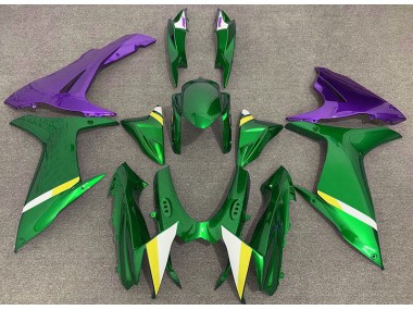 Verde Lucido & Viola 2011-2024 GSXR 600-750 Carena Moto