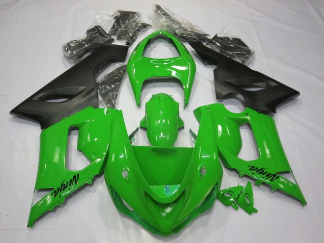Verde Nero 2005-2006 ZX6R Carena Moto Verde Nero 2005-2006 ZX6R Carena Moto
