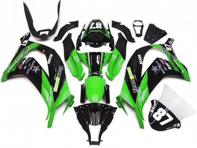 Verde & Nero 2016-2019 ZX10R Carena Moto Verde & Nero 2016-2019 ZX10R Carena Moto
