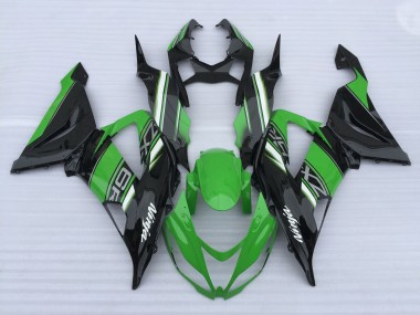 Verde & Nero Lucido 2013-2018 ZX6R Carena Moto