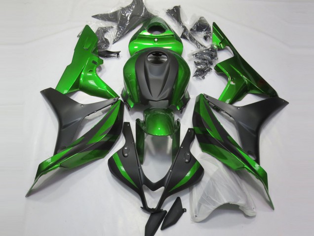 Verde & Nero Opaco 2007-2008 CBR600RR Carena Moto Verde & Nero Opaco 2007-2008 CBR600RR Carena Moto