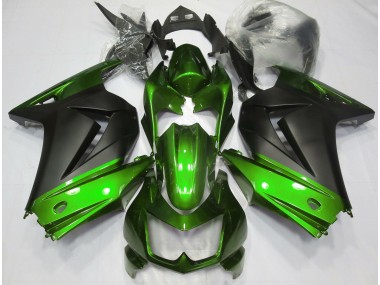 Verde & Nero Opaco 2008-2012 Ninja 250 Carena Moto