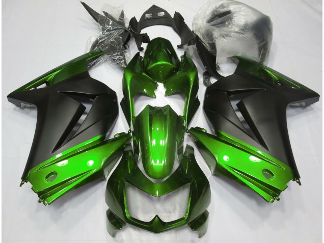 Verde & Nero Opaco 2008-2012 Ninja 250 Carena Moto
