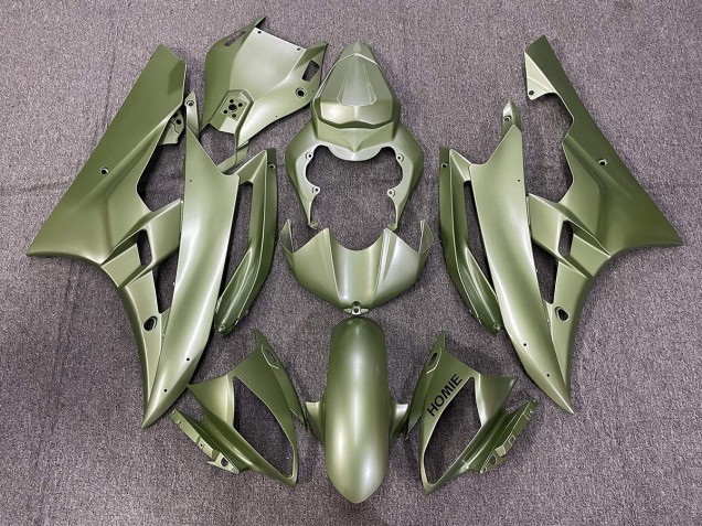 Verde Opaco 2006-2007 R6 Carena Moto Verde Opaco 2006-2007 R6 Carena Moto