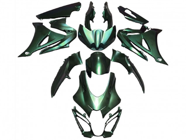 Verde Opaco 2017-2023 GSXR 1000 Carena Moto Verde Opaco 2017-2023 GSXR 1000 Carena Moto
