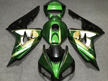 Verde & Oro 2006-2007 CBR1000RR Carena Moto