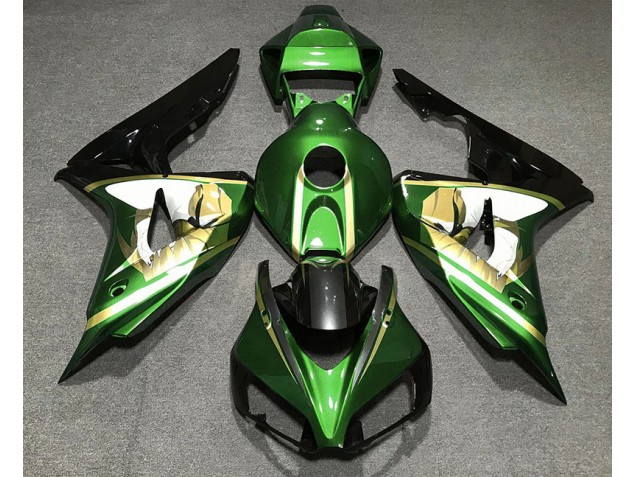 Verde & Oro 2006-2007 CBR1000RR Carena Moto Verde & Oro 2006-2007 CBR1000RR Carena Moto