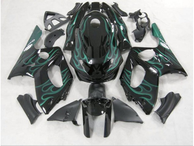 Verde Smeraldo Fiamma 1998-2007 YZF600 Carena Moto Verde Smeraldo Fiamma 1998-2007 YZF600 Carena Moto