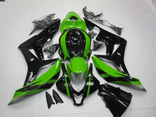 Verde Vibrante & Nero 2007-2008 CBR600RR Carena Moto Verde Vibrante & Nero 2007-2008 CBR600RR Carena Moto