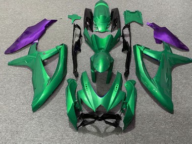 Verde & Viola 2008-2010 GSXR 600-750 Carena Moto