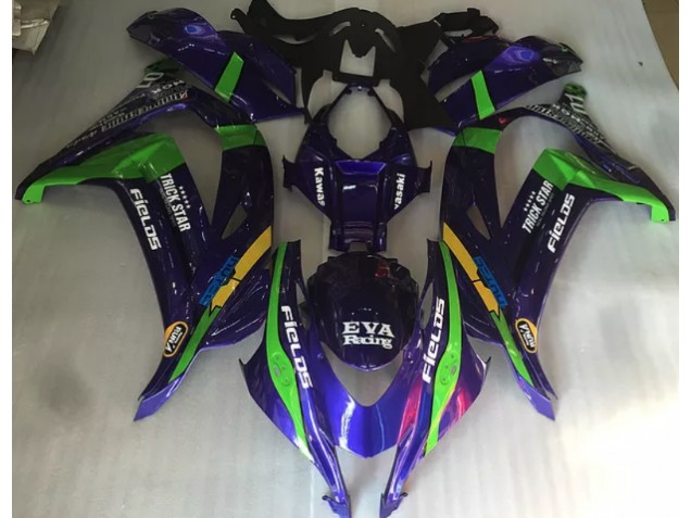 Verde Viola & Lucido 2016-2019 ZX10R Carena Moto Verde Viola & Lucido 2016-2019 ZX10R Carena Moto